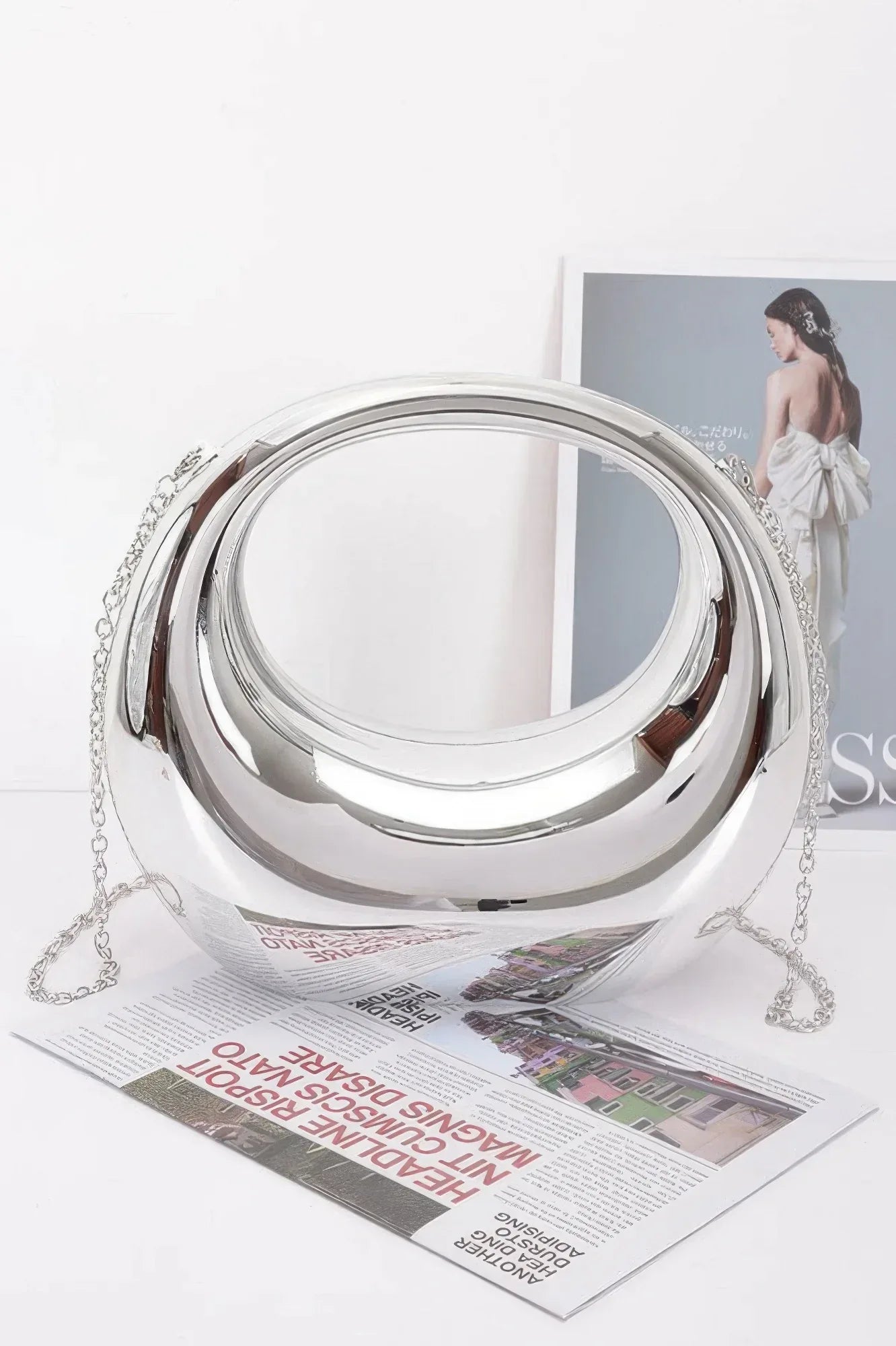Metallic Acrylic Clutch Secondary image