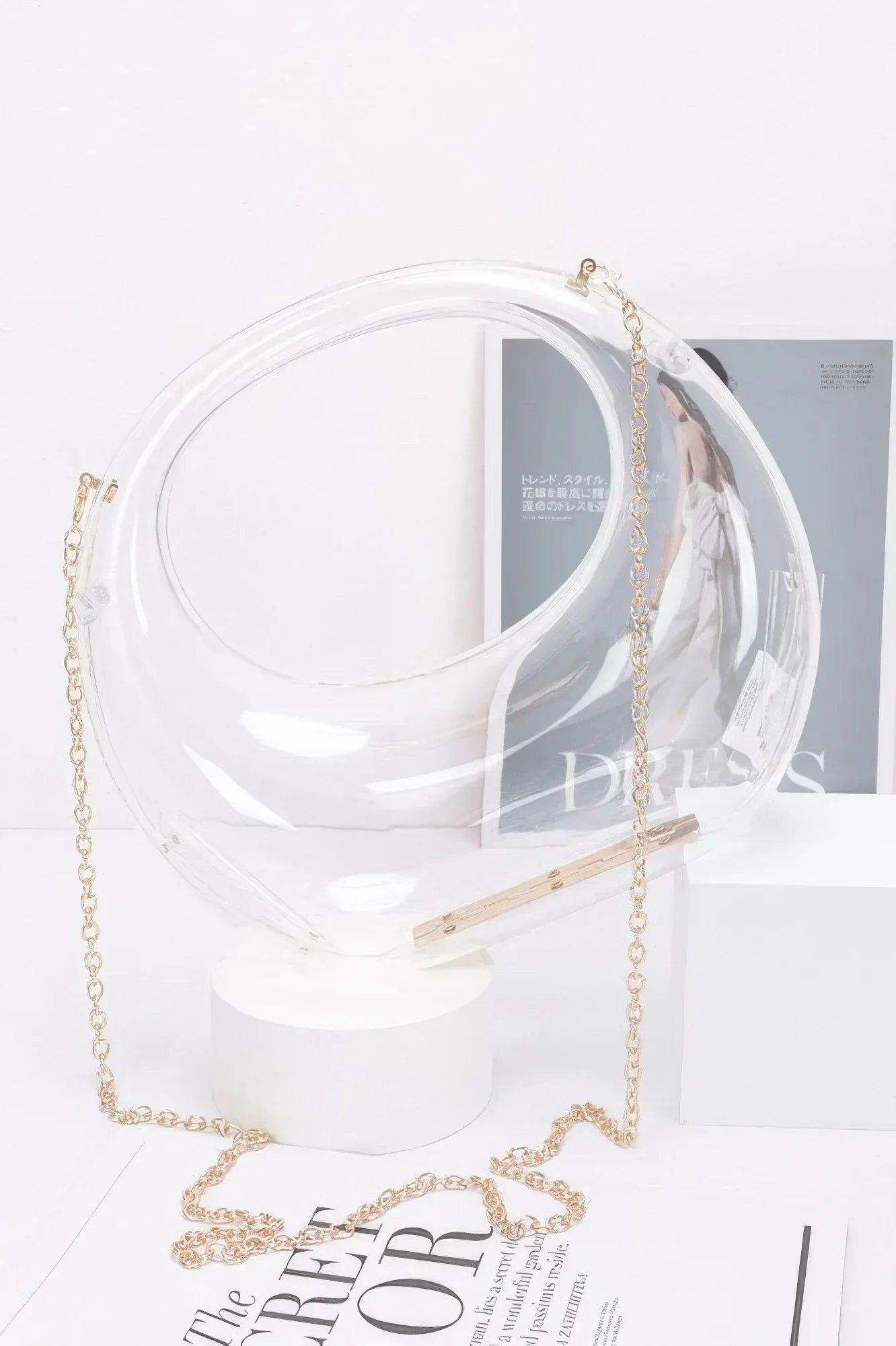 Transparent Acrylic Clutch | Mixtshop LLC Main image