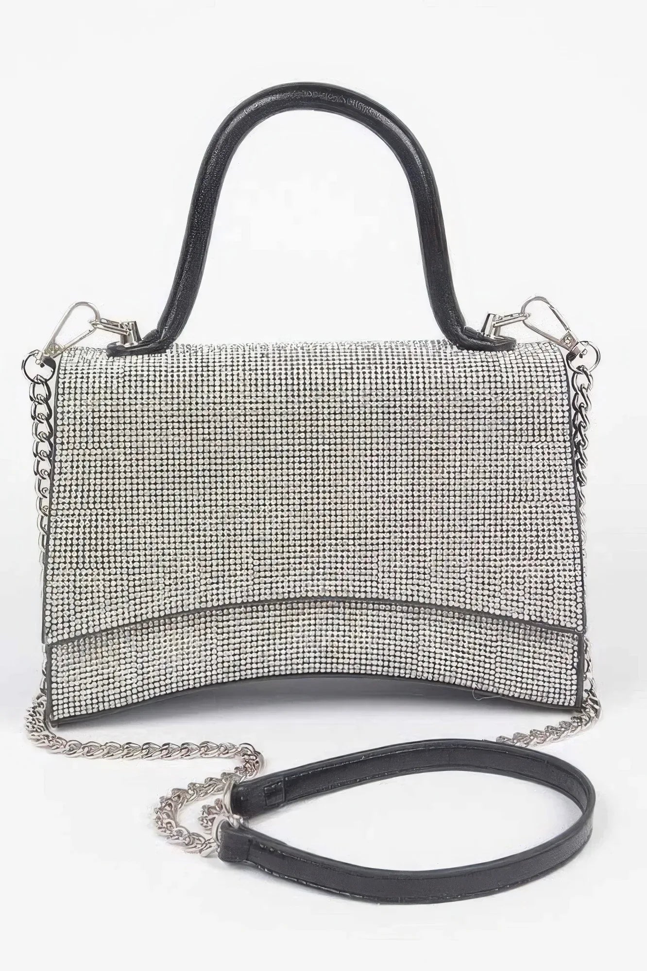 Rhinestone Top Handle Flap Bag Secondary image