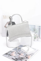 Rhinestone Top Handle Flap Bag | Mixtshop LLC