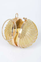 Rhinestone Round Party Clutch | Mixtshop LLC