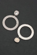 Luxury Rhinestone Circular Earrings | Mixtshop LLC