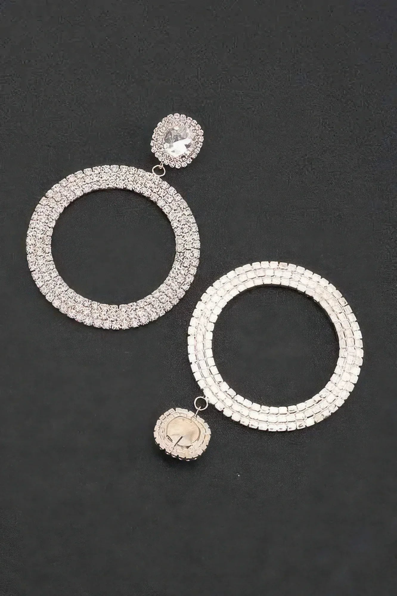 Luxury Rhinestone Circular Earrings | Mixtshop LLC