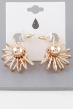 Double Shiny Neutron Wire Stud Earrings | Mixtshop LLC