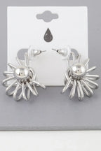 Double Shiny Neutron Wire Stud Earrings | Mixtshop LLC
