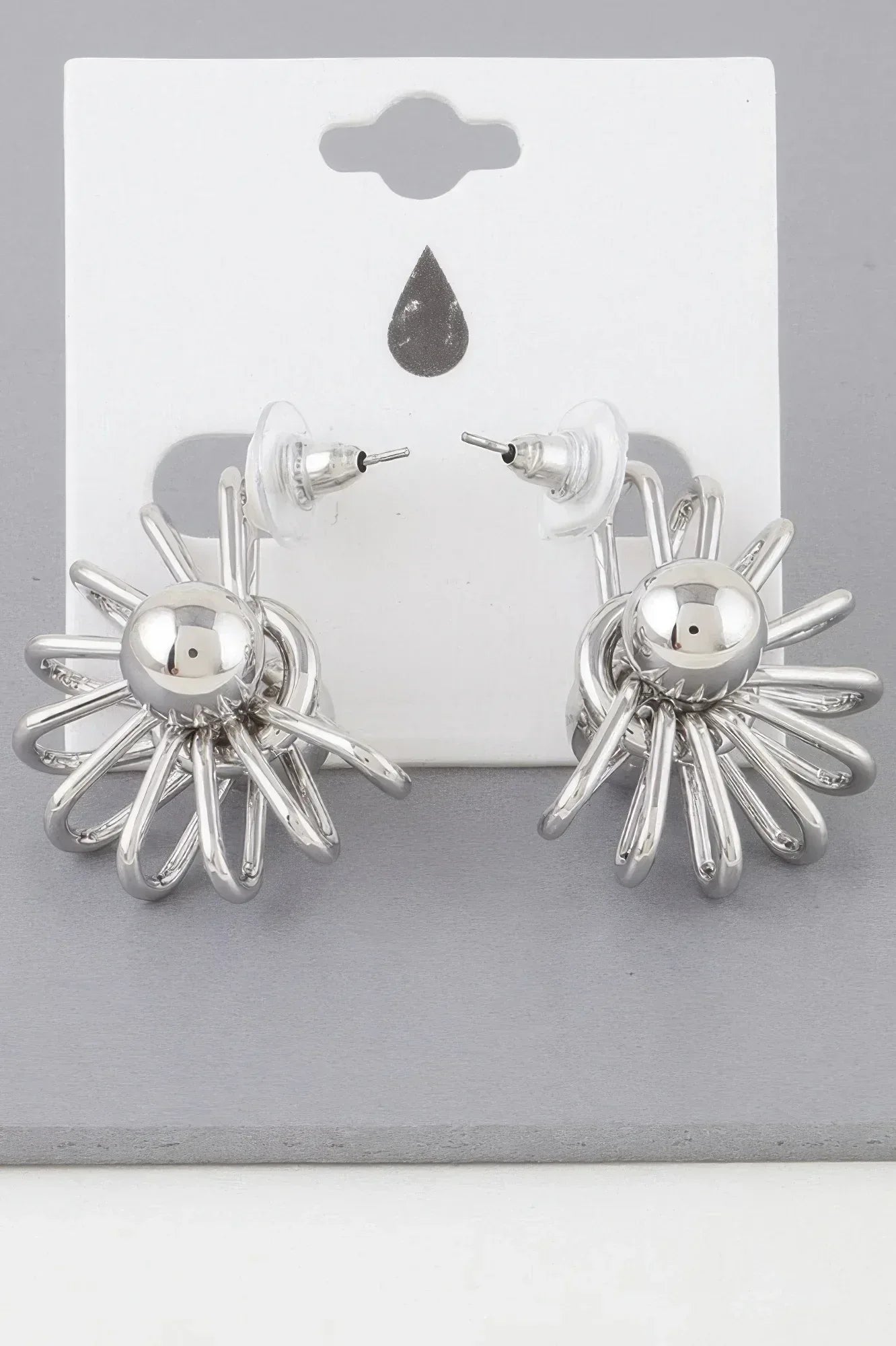 Double Shiny Neutron Wire Stud Earrings | Mixtshop LLC