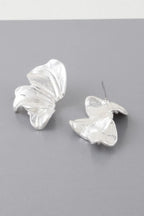 Shiny Triple Monstera Leaf Dangle Earrings | Mixtshop LLC