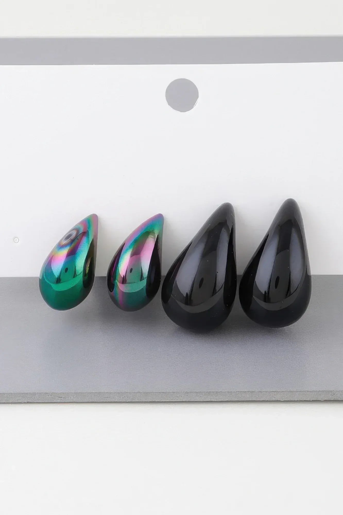 Multi Bulky Crescent Hoop Earrings Set | Mixtshop LLC