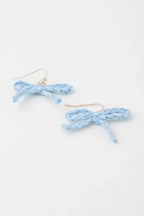 Braided Ribbon Stud Earrings | Mixtshop LLC