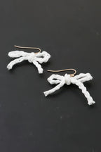 Braided Ribbon Stud Earrings | Mixtshop LLC