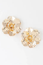 Shiny Rose Petal Earrings | Mixtshop LLC