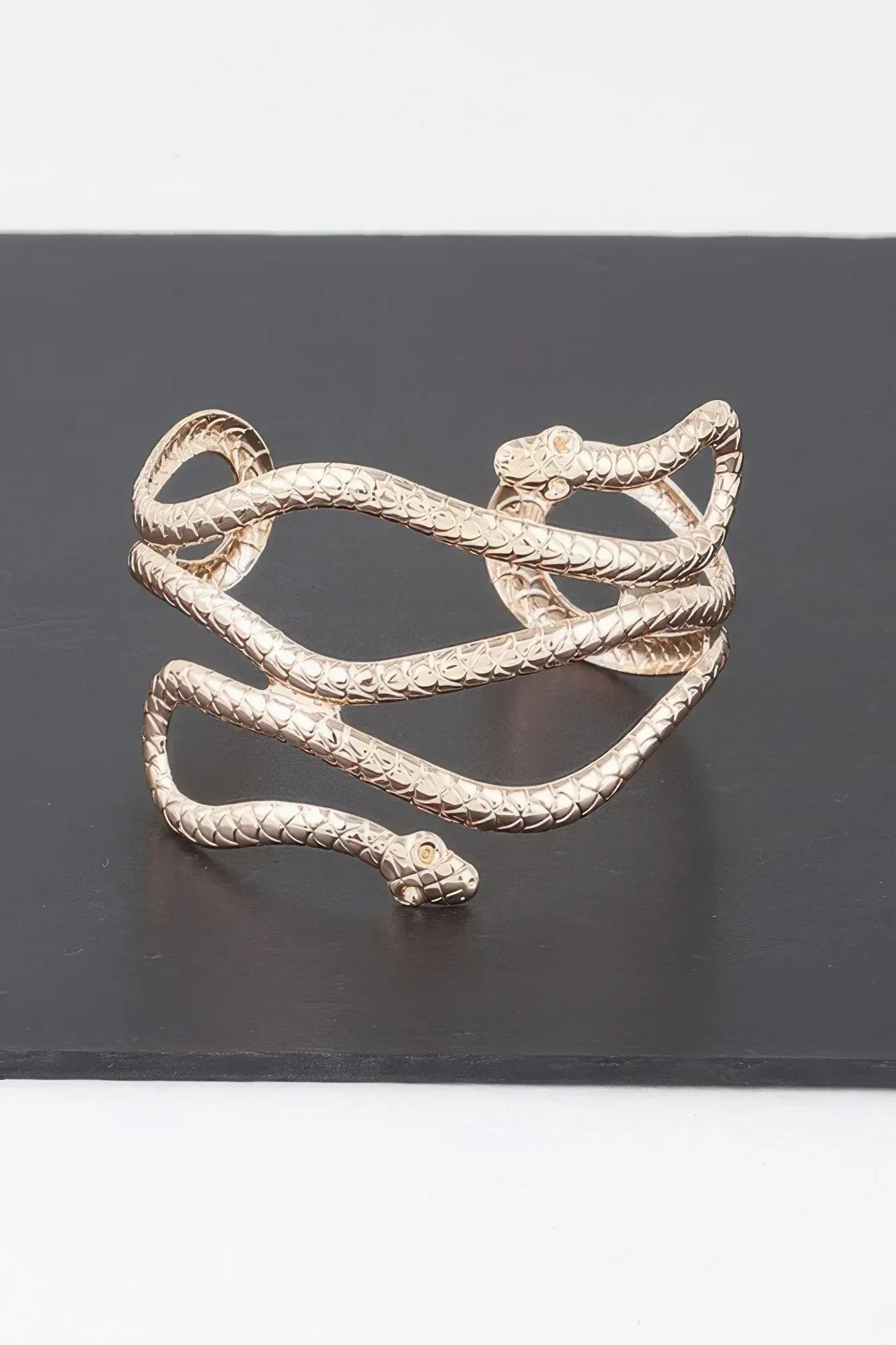 Luxury Snake Wrap Cuff Bracelet | Mixtshop LLC Main image