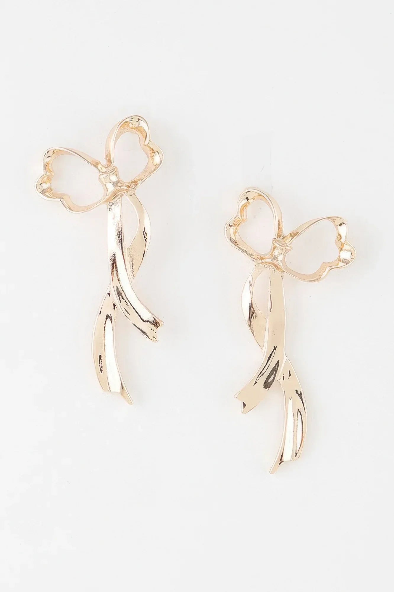 Shiny Cloud Ribbon Earrings | Mixtshop LLC