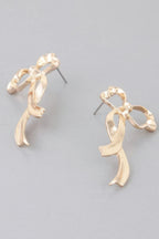Shiny Cloud Ribbon Earrings | Mixtshop LLC