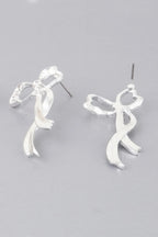 Shiny Cloud Ribbon Earrings | Mixtshop LLC