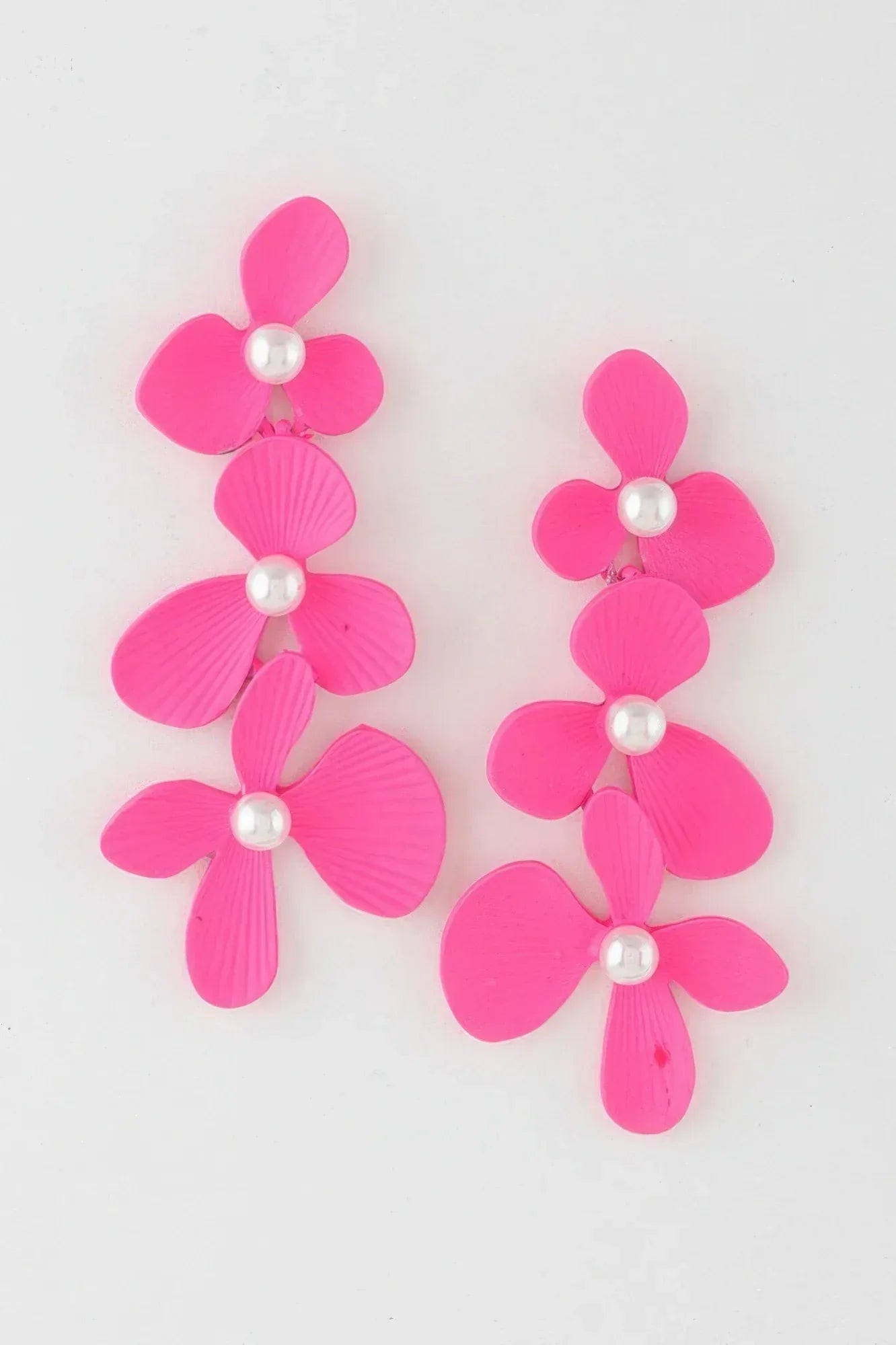 Triple Flower Shell Earrings | Mixtshop LLC