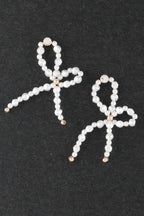 Pearl Stone Ribbon Earrings | Mixtshop LLC