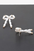 Multi Pearl Ribbon Earrings | Mixtshop LLC