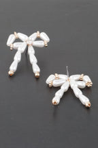 Multi Pearl Ribbon Earrings | Mixtshop LLC