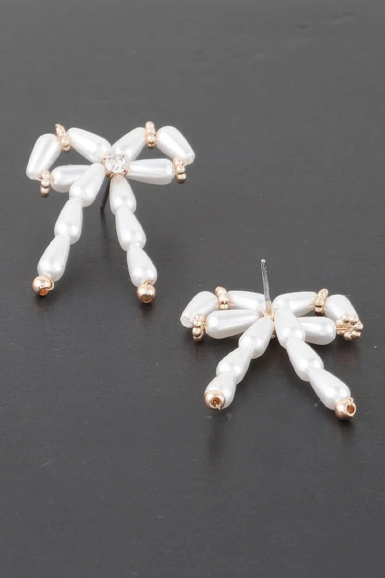 Multi Pearl Ribbon Earrings | Mixtshop LLC