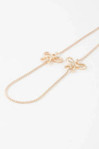 Double Ribbon Chain Necklace | Mixtshop LLC