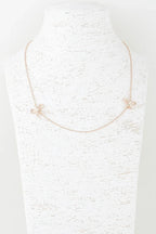 Double Ribbon Chain Necklace | Mixtshop LLC