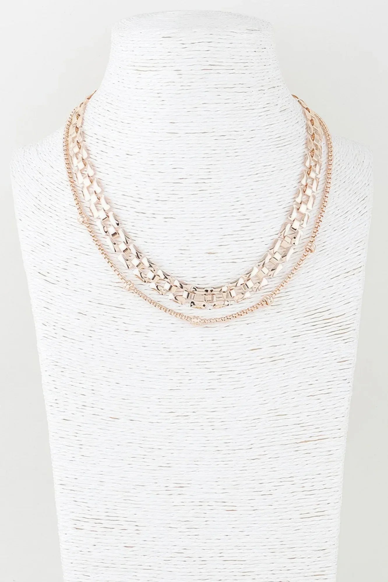 Double Box Chain Necklace | Mixtshop LLC Main image