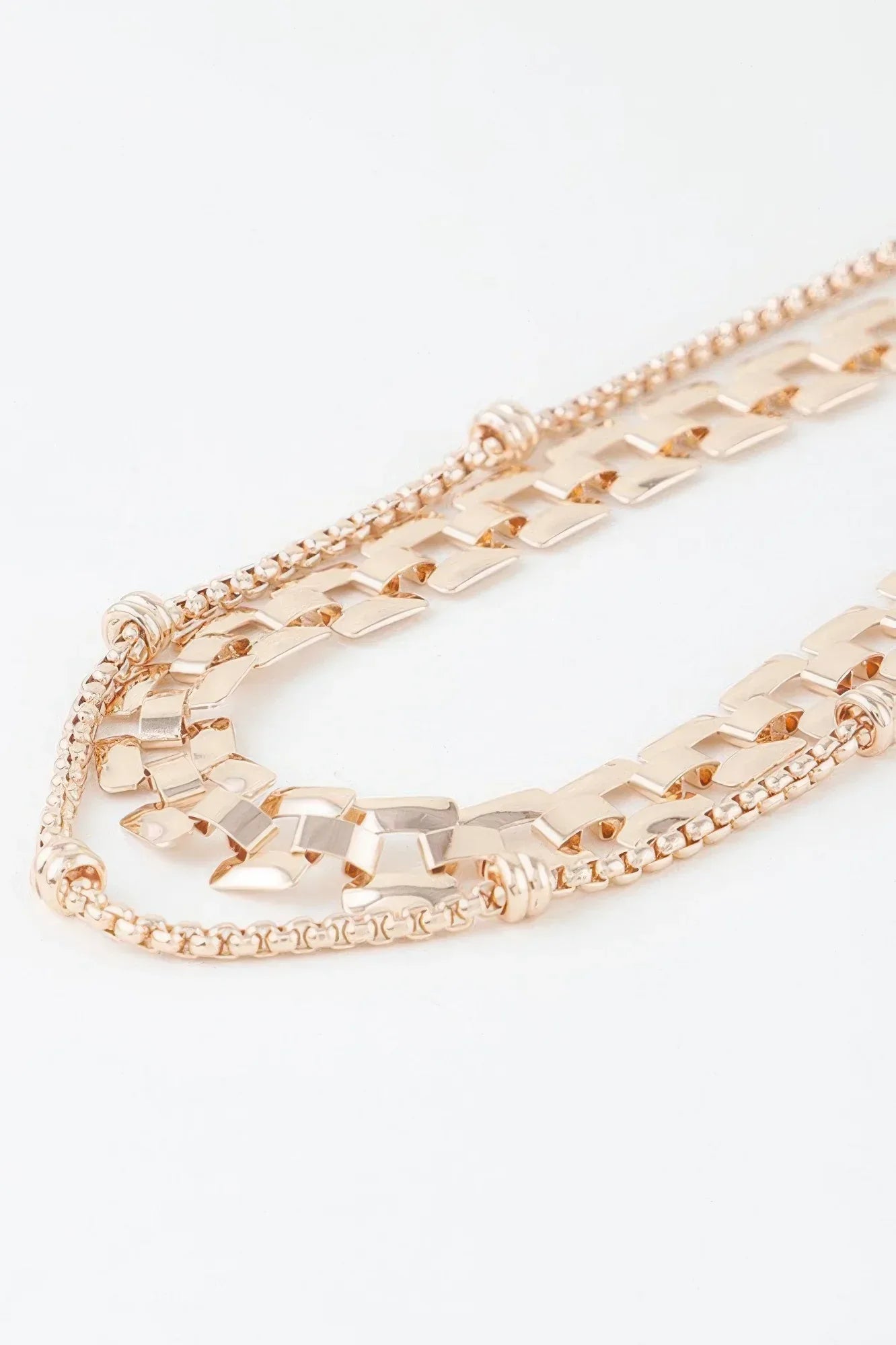 Double Box Chain Necklace | Mixtshop LLC