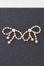 Pearled Ribbon Stud Earrings | Mixtshop LLC