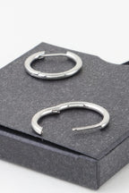 Minimal Shiny Clasp Earrings | Mixtshop LLC