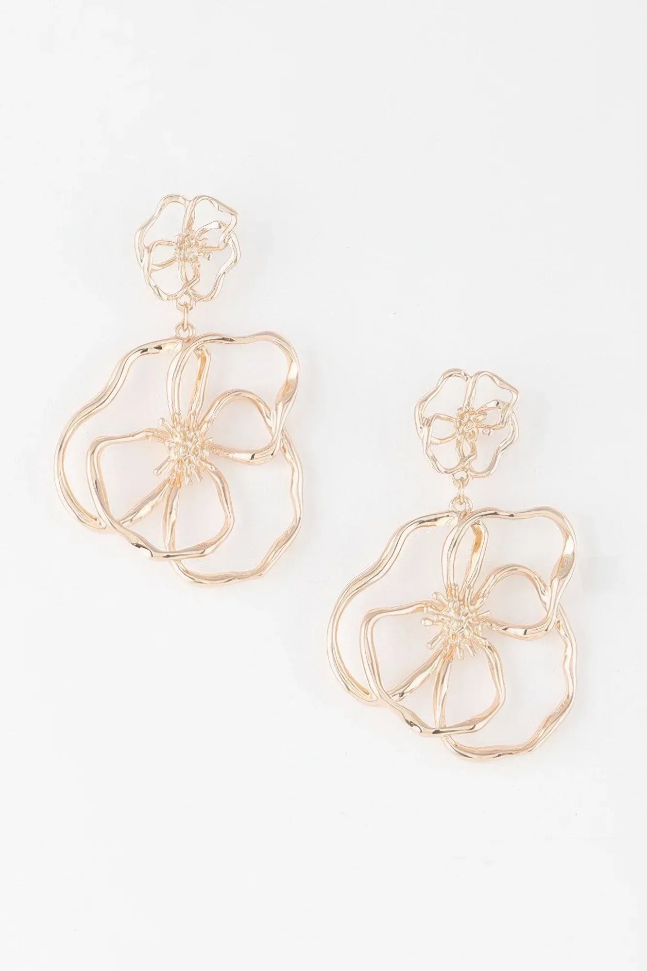 Doodle Flower Drop Earrings | Mixtshop LLC Main image