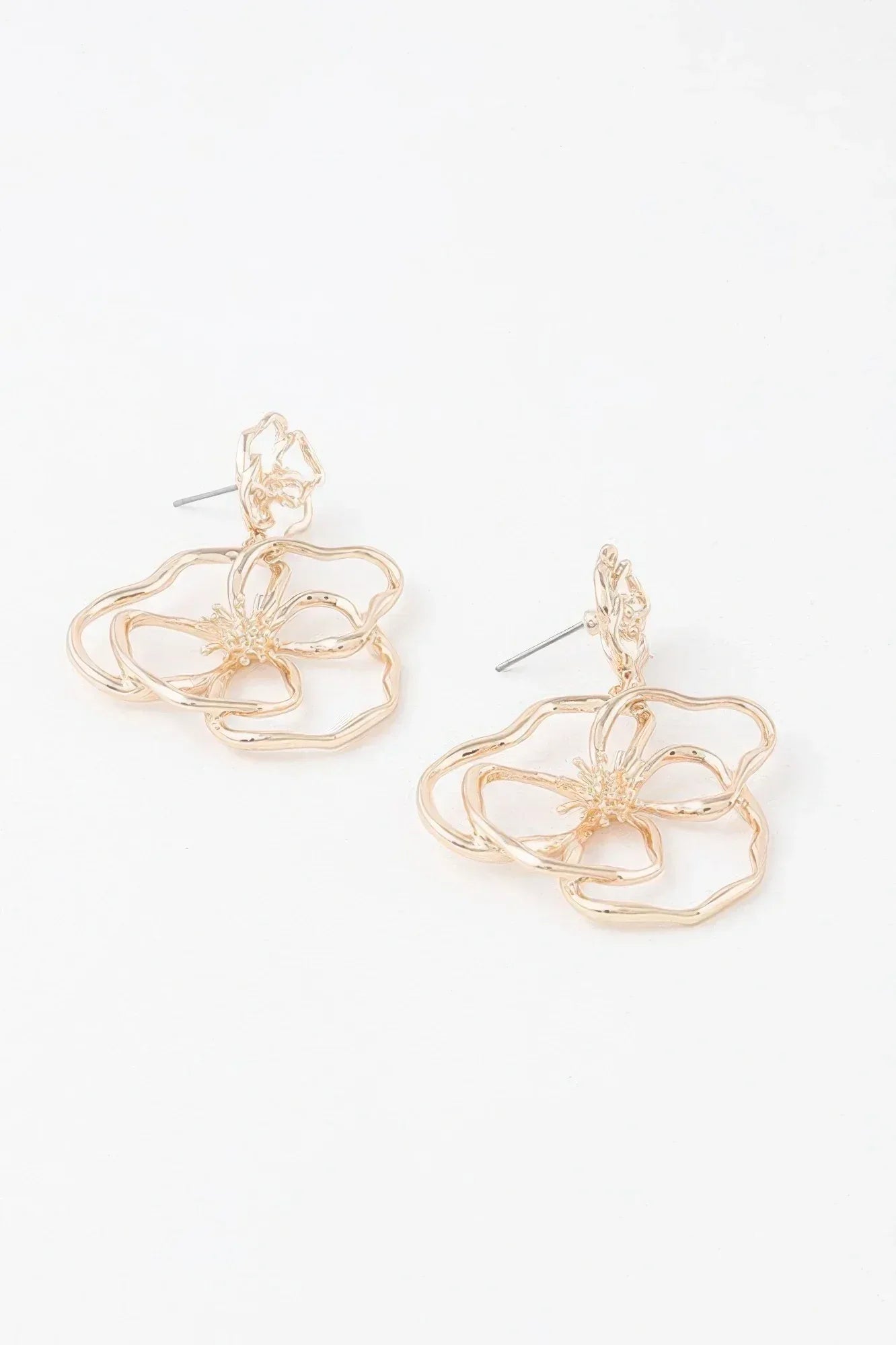 Doodle Flower Drop Earrings Secondary image