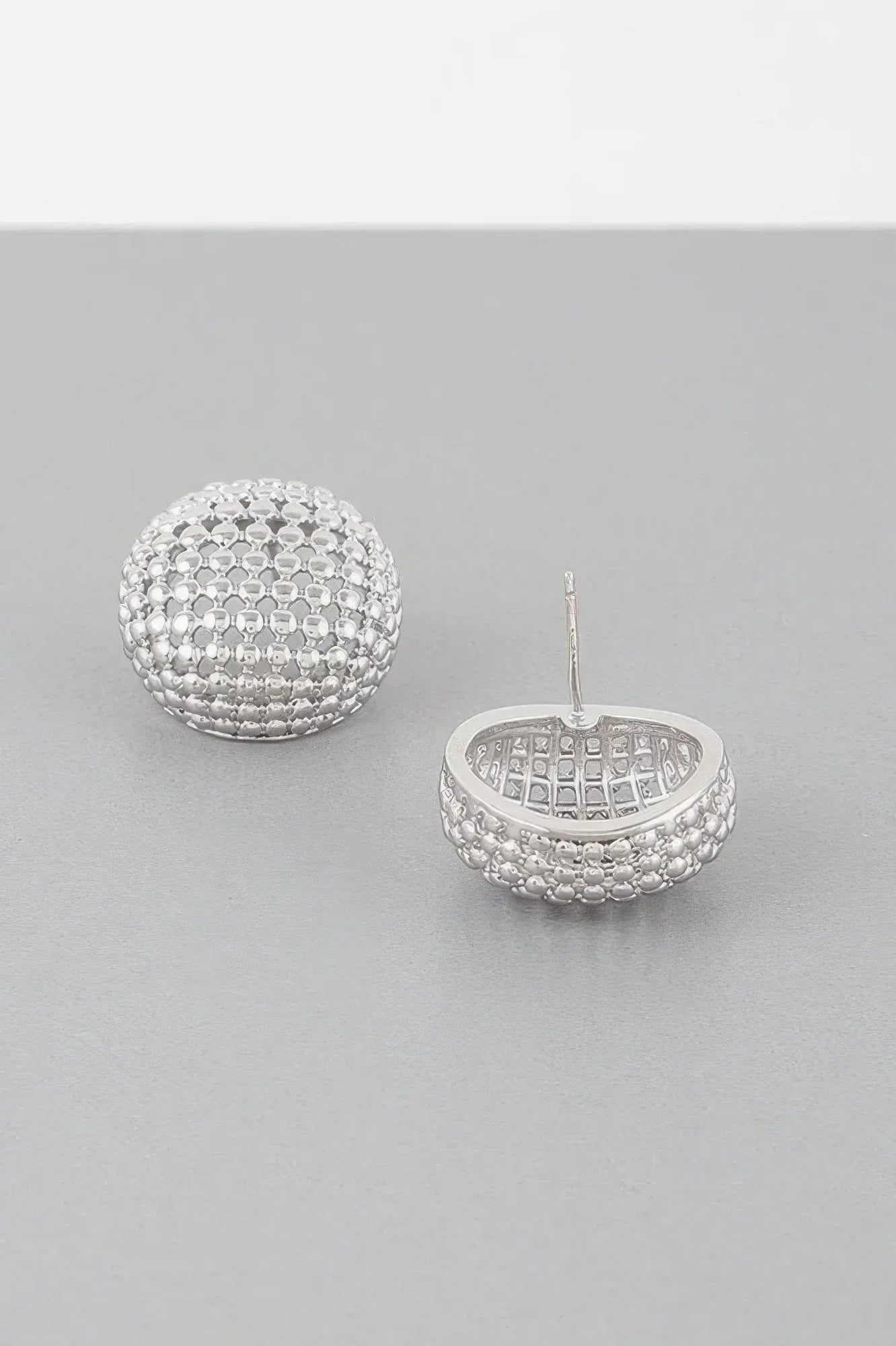 Beaded Dome Stud Earrings | Mixtshop LLC