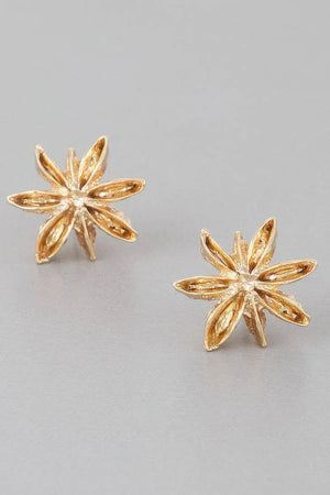 Spice Flower Stud Earrings | Mixtshop LLC