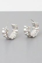 Jeweled Lace Hoop Earrings | Mixtshop LLC