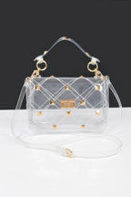 Studded Clear Handle Bag | Mixtshop LLC