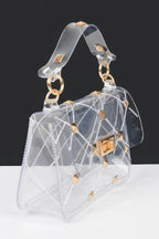 Studded Clear Handle Bag | Mixtshop LLC