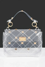 Studded Clear Handle Bag | Mixtshop LLC
