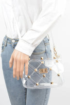 Studded Clear Handle Bag | Mixtshop LLC
