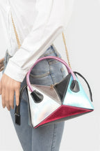 Metallic Multi Color Top Handle Bag | Mixtshop LLC
