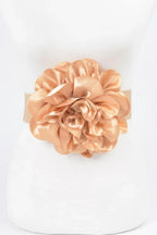Satin Big Flower Elastic Belt | Mixtshop LLC