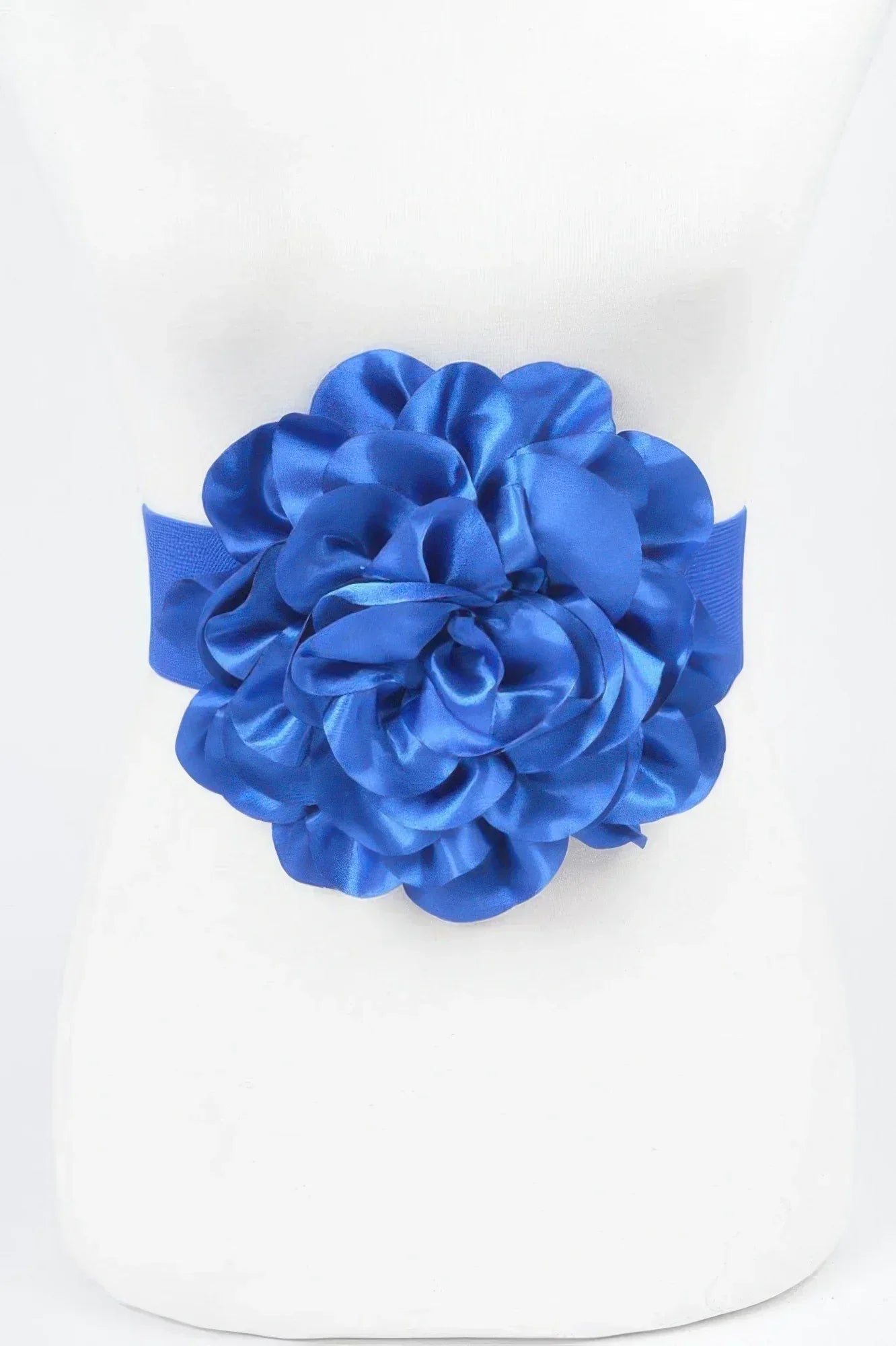 Satin Big Flower Elastic Belt | Mixtshop LLC