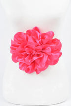 Satin Big Flower Elastic Belt | Mixtshop LLC