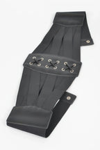 Faux Leather Corset Wide Elastic Belt | Mixtshop LLC