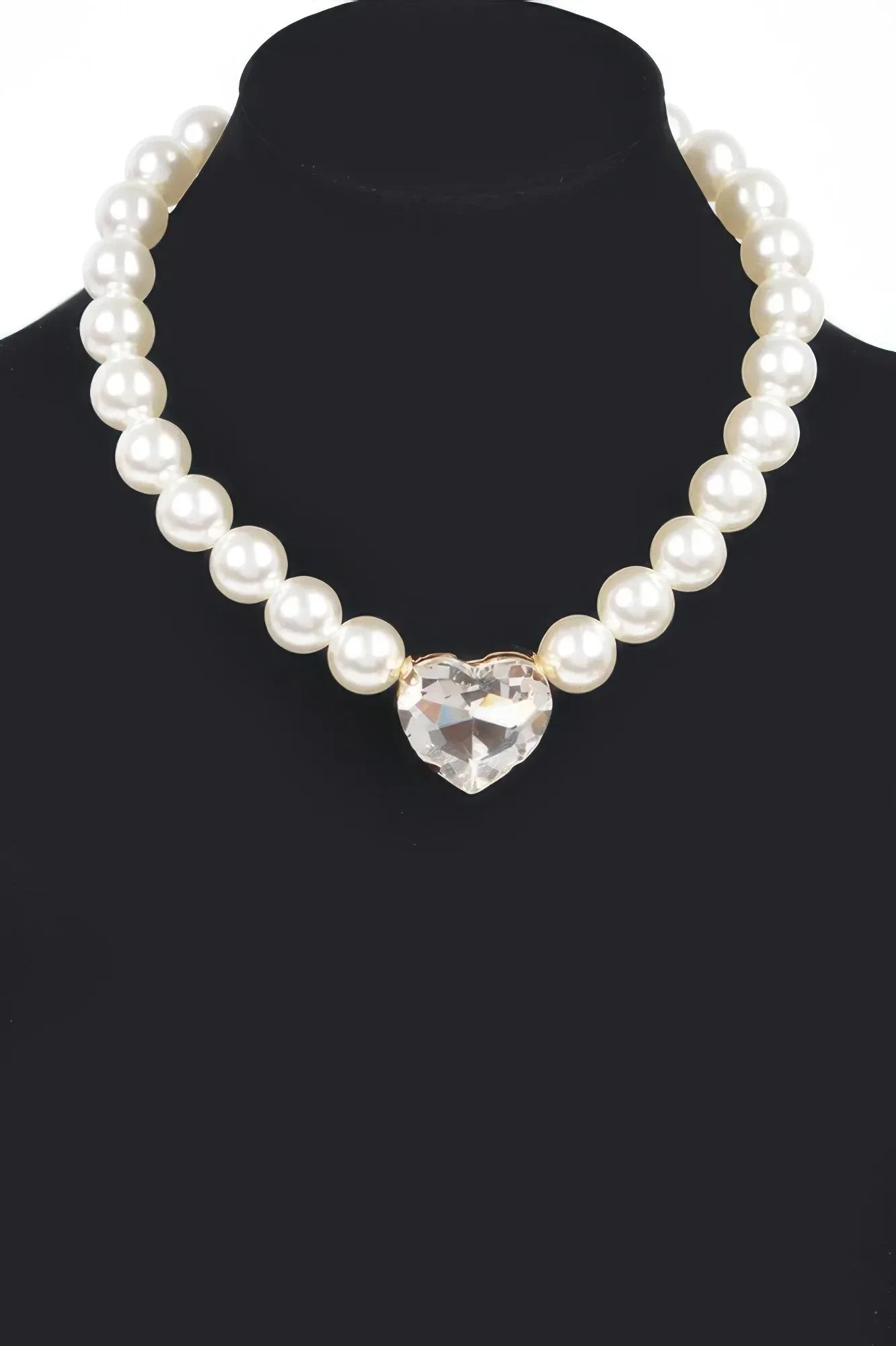 Faux Pearl Stone Necklace | Mixtshop LLC Main image
