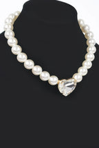 Faux Pearl Stone Necklace | Mixtshop LLC