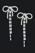 Rhinestone Ribbon Earring | Mixtshop LLC