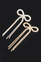 Rhinestone Ribbon Earring | Mixtshop LLC