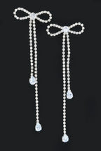 Rhinestone Ribbon Earring | Mixtshop LLC