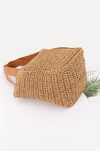 Faux Straw Ribbon Tote Bag | Mixtshop LLC